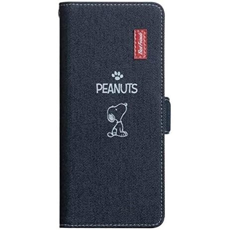 スヌーピー/SNOOPY]Android(アンドロイド)用 デニム生地 手帳型ケース